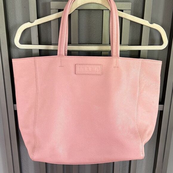 Pink Leather Crossbody Bag - Picture 1 of 6